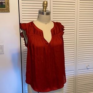 Bananna Republic Red Blouse